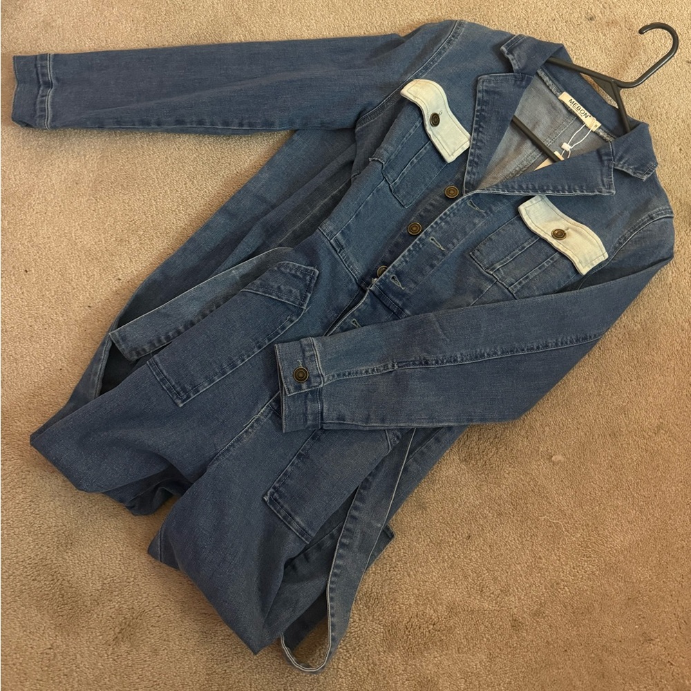 denim romper